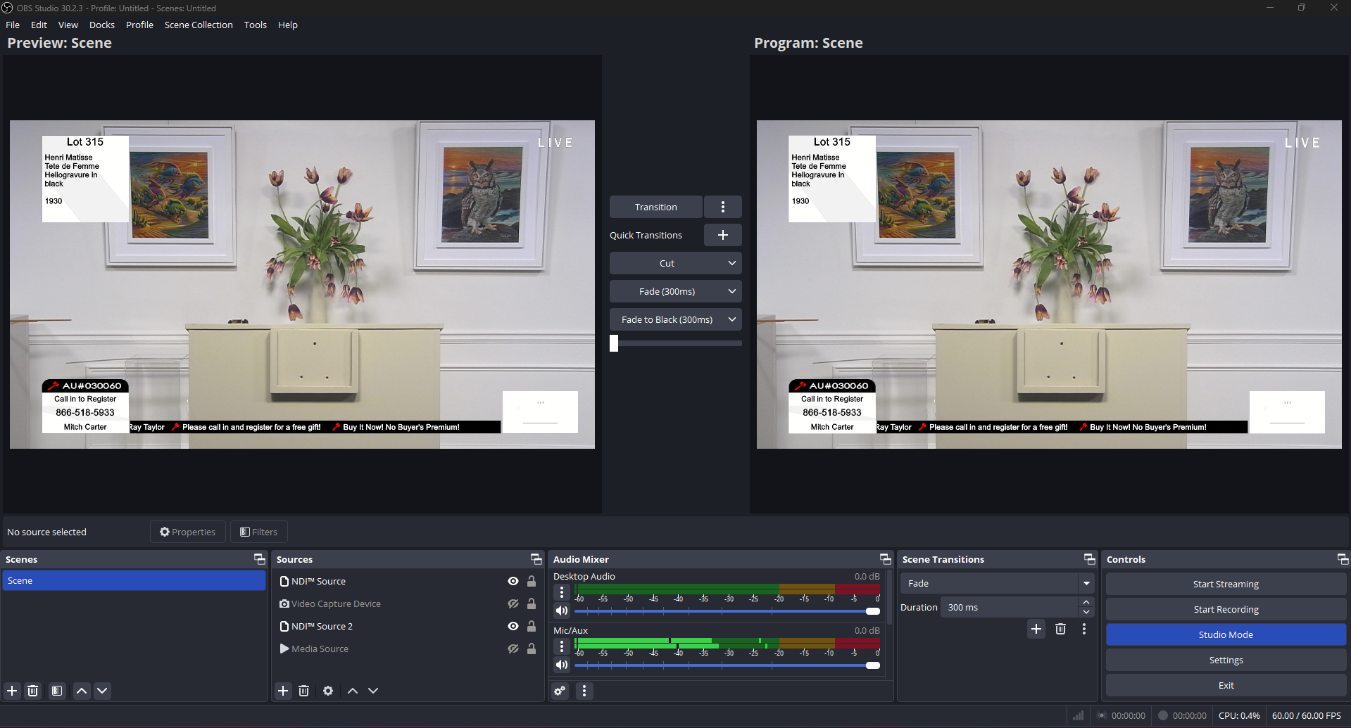TVGI Integration with OBS Studio