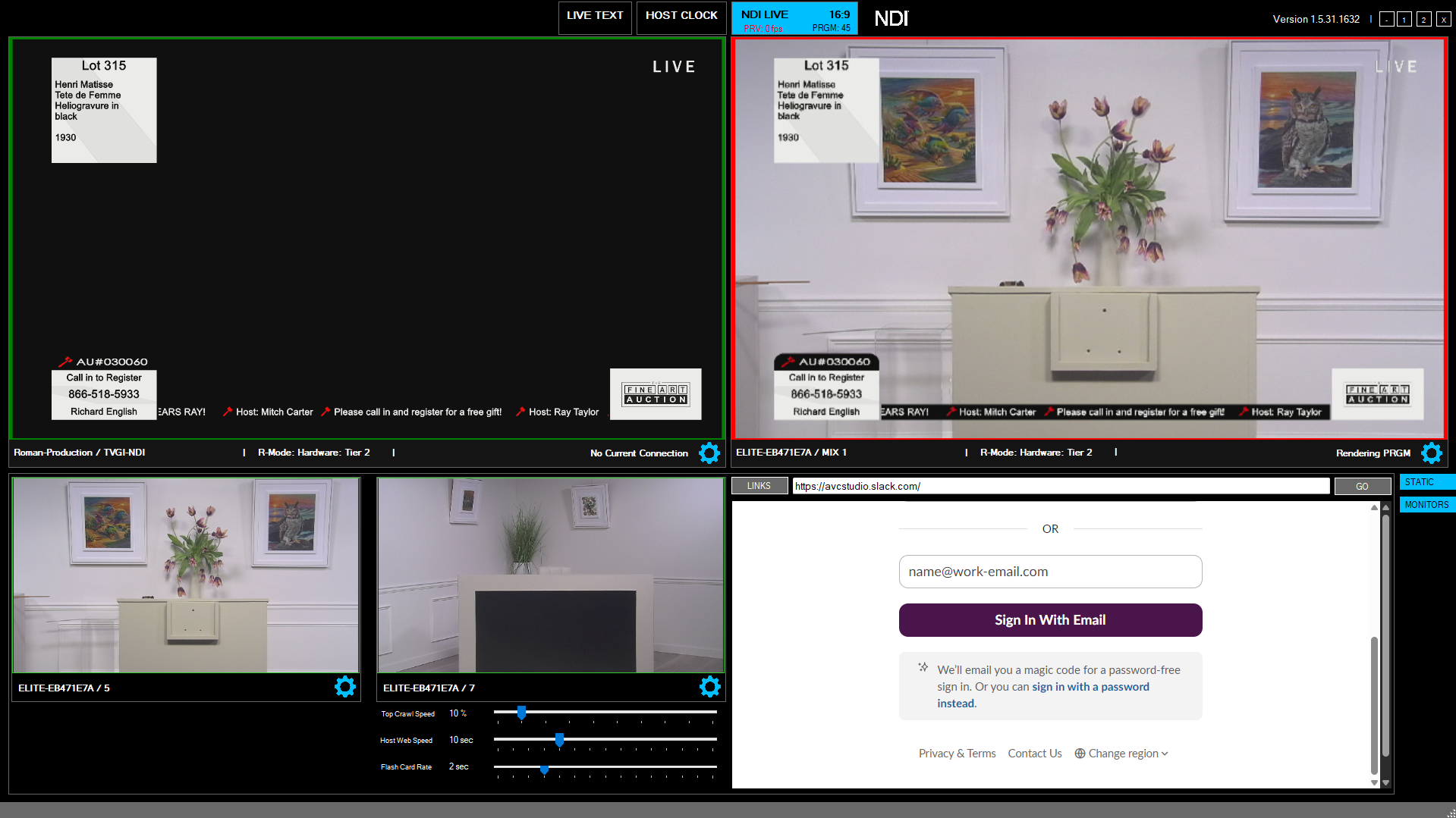 Main Screen 2nd Monitor